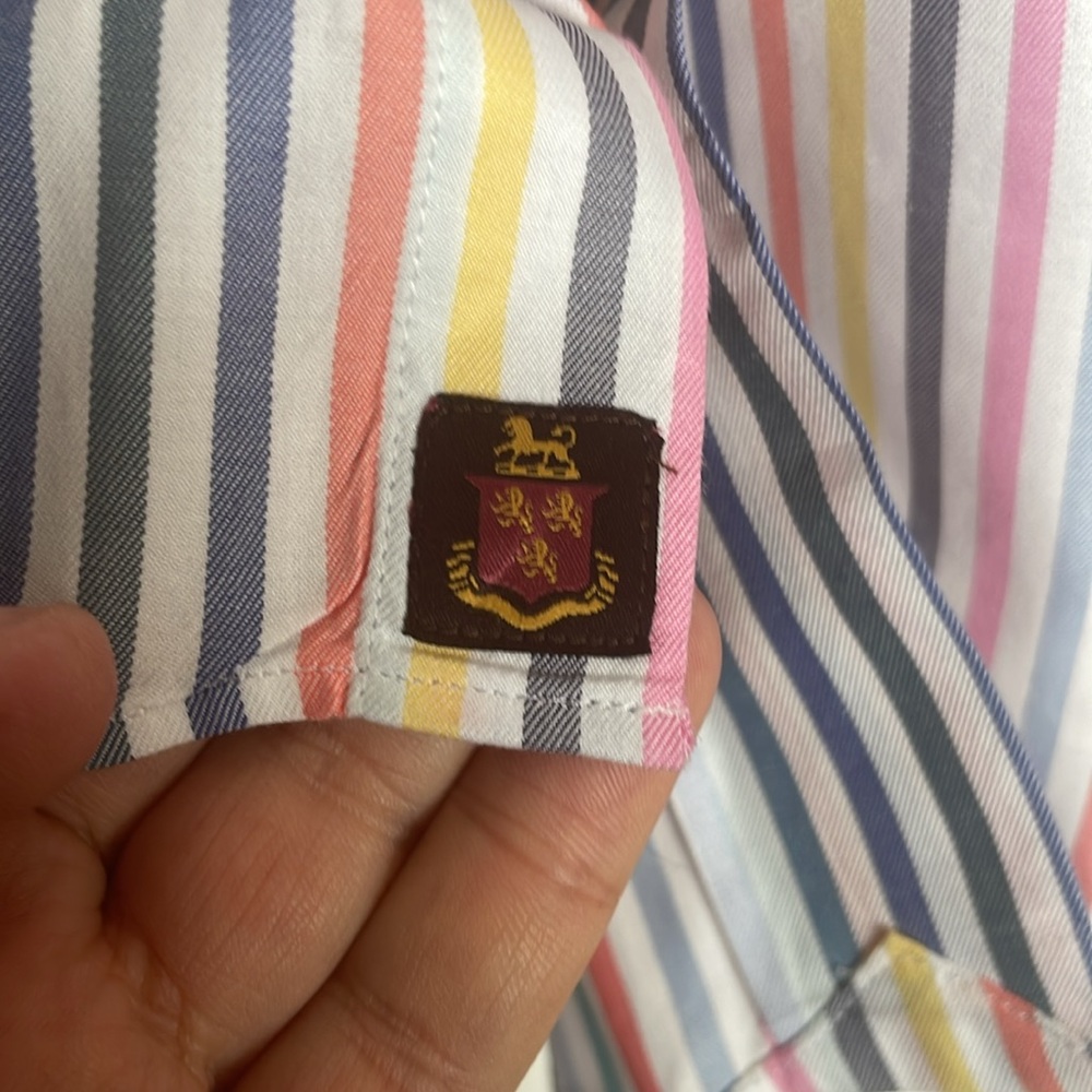 Robert Talbott Classic - Multicolor Striped Shirt - image 5